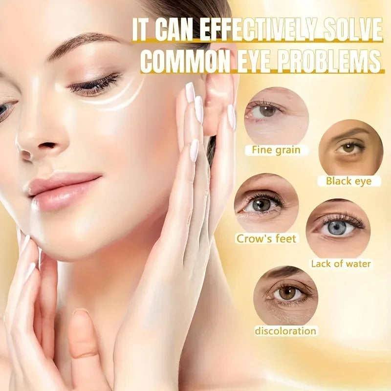 60 uds. Mascarillas de ojos de ácido hialurónico de algas marinas parches de colágeno para ojos para reducción de círculos oscuros cuidado Facial productos de belleza para el cuidado de la piel