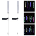 1 ud./2 uds. Luces solares de jardín, luces de tubo solares, luz de burbuja acrílica Solar, luces LED solares que cambian de Color RGB para camino y césped