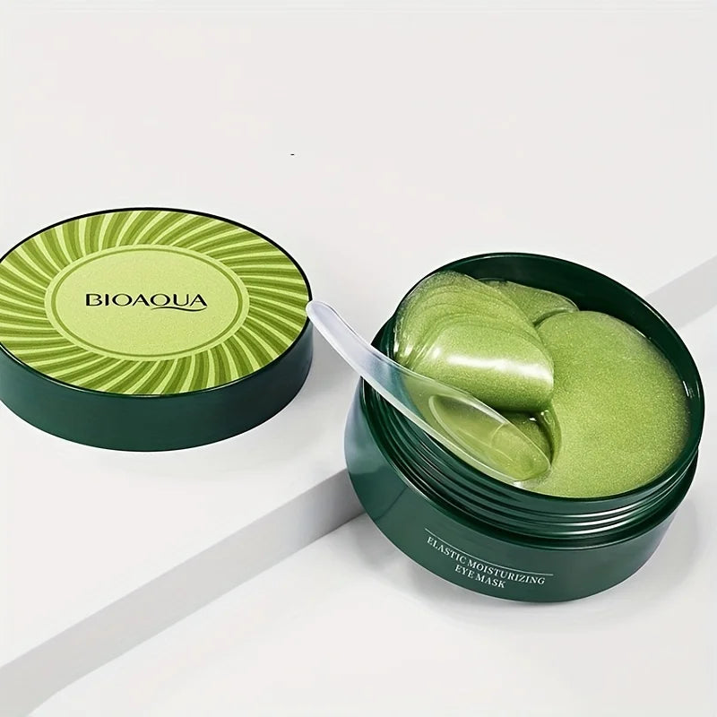 60 uds. Mascarillas de ojos de ácido hialurónico de algas marinas parches de colágeno para ojos para reducción de círculos oscuros cuidado Facial productos de belleza para el cuidado de la piel